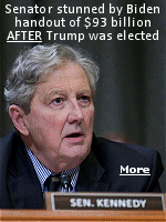 Another scandal from the era of Joe Biden in the White House has been uncovered in a Senate Appropriations Committee hearing, and Sen. John Kennedy, R-La., was left stunned. That was by the fact that the Biden administration handed out a ''staggering'' $93 billion in loans and commitments during the final 76 days of Biden's tenure, apparently without even reviewing a business operating plan or a project review.